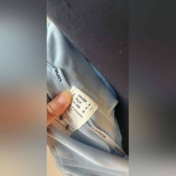 Sky Mori Lee Bridesmaid Dress 21609 Size 8 - Picture 6 of 6